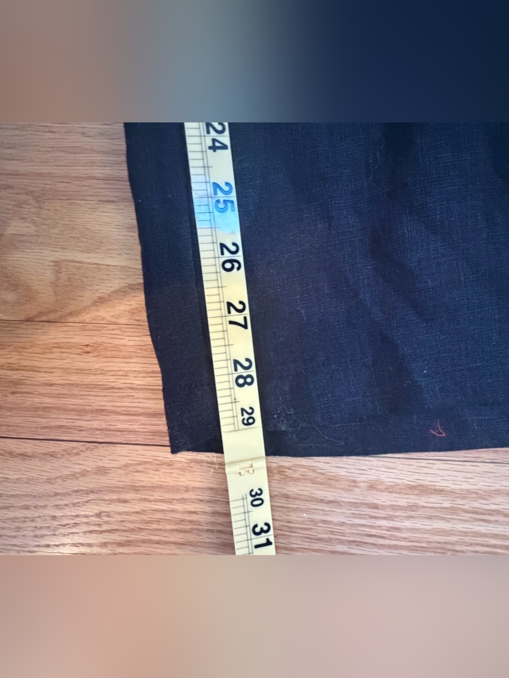 Boston Proper Black Wide-Leg Utility Linen Jumpsuit with Self-Tie Belt - Picture 8 of 8